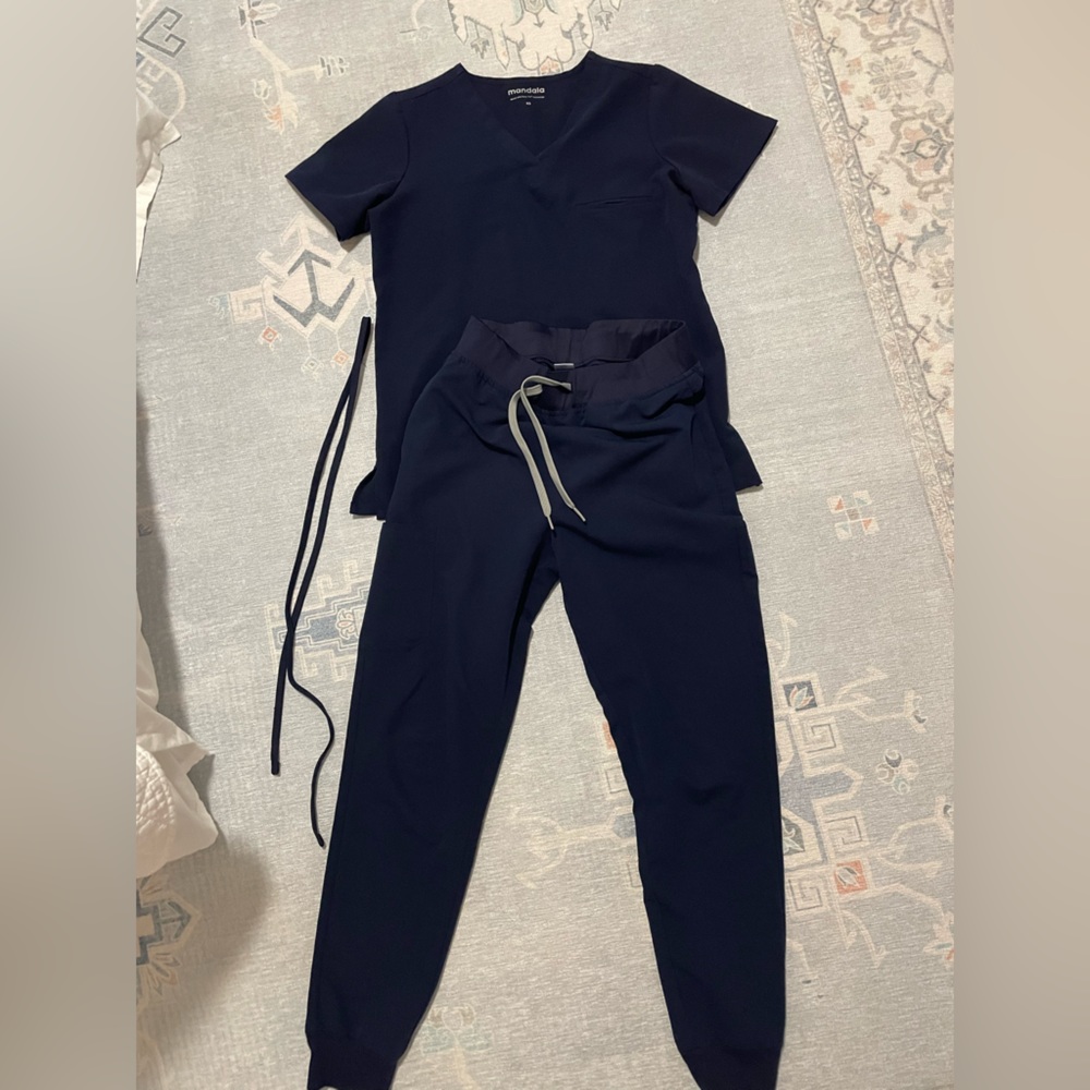 Mandala Navy Scrubs